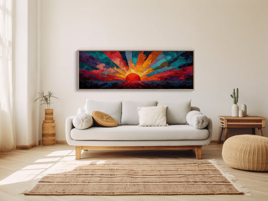 Sunburst in Painted Fire