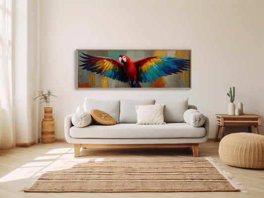 Parrot In Full Bloom