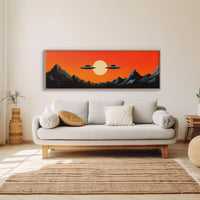 Visitors in the Red Sky