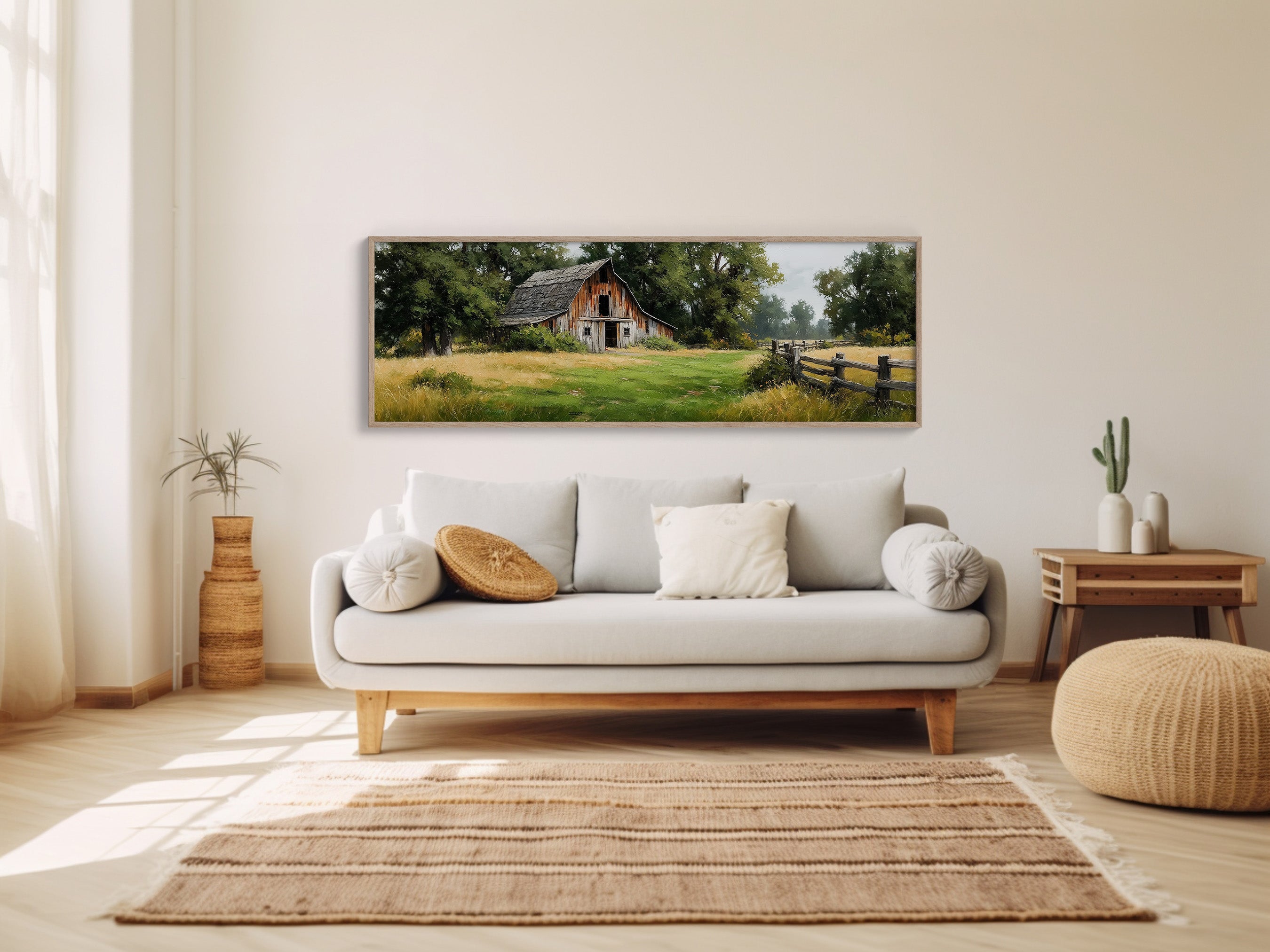 Old Barn in Summer Grass