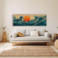 Waves Rise To Meet the Sun