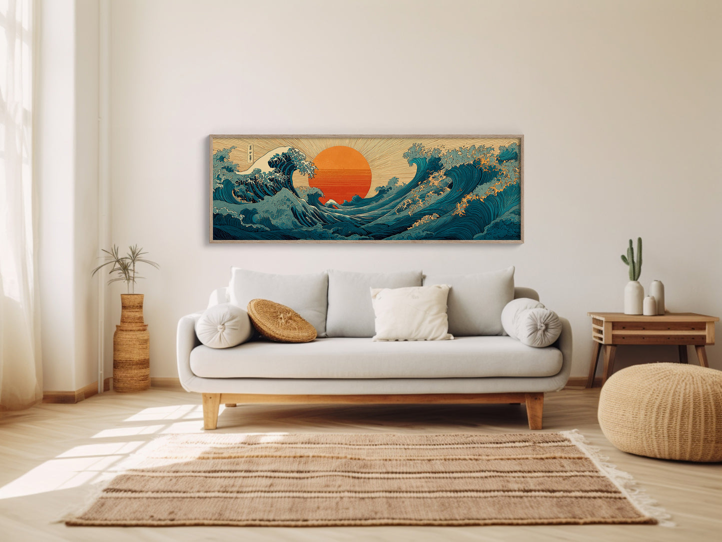 Waves Rise To Meet the Sun