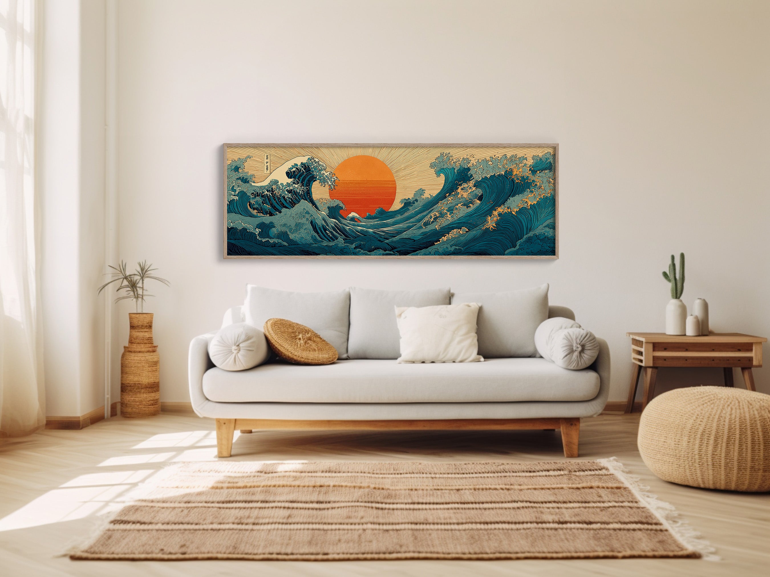 Waves Rise To Meet the Sun