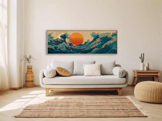 Waves Rise To Meet the Sun