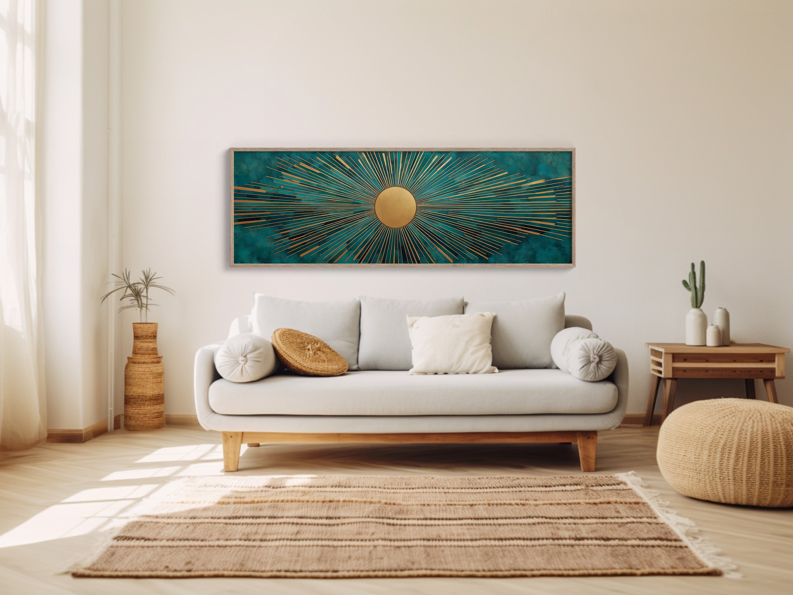 Sunburst Over Deep Waters