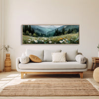 Meadow Beneath the Misty Pines