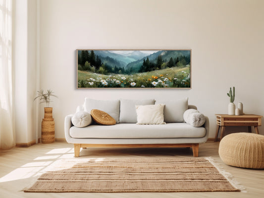 Meadow Beneath the Misty Pines