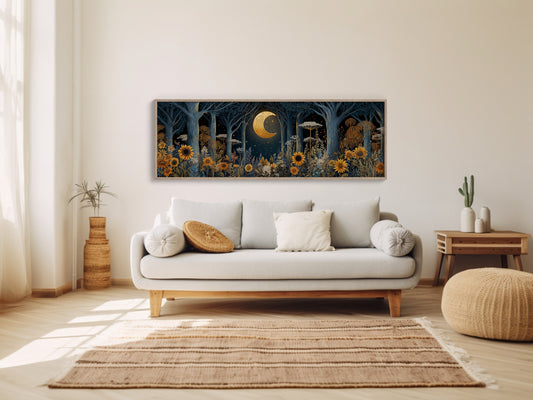 Moonlit Garden of Gold