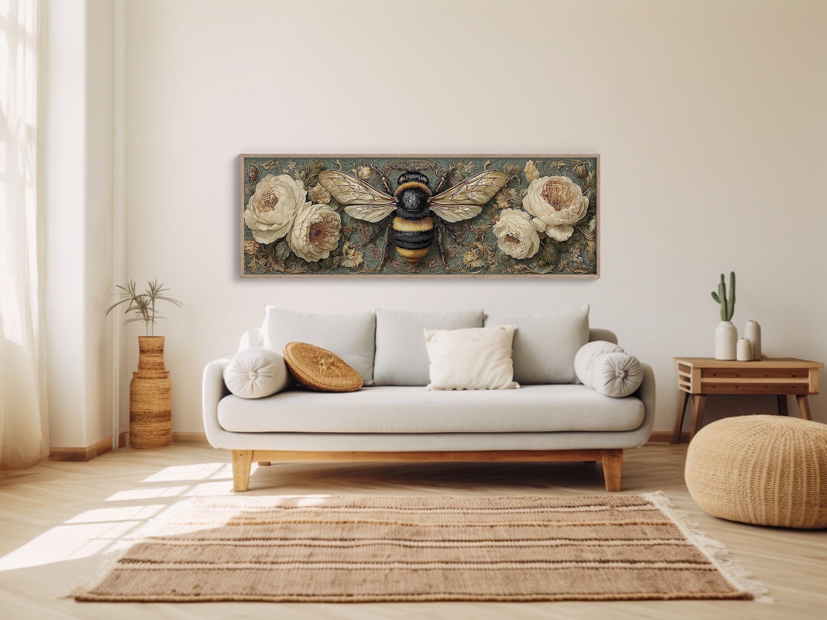 Bee Among the Ivory Blossoms