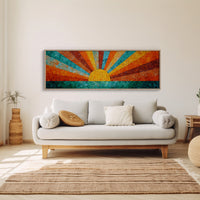 Sunburst Over Turquoise Waters