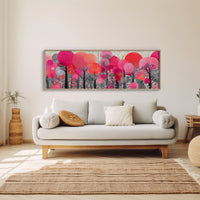 Blossoms in a Crimson Forest