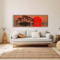 Red Sun Over Silent Pines