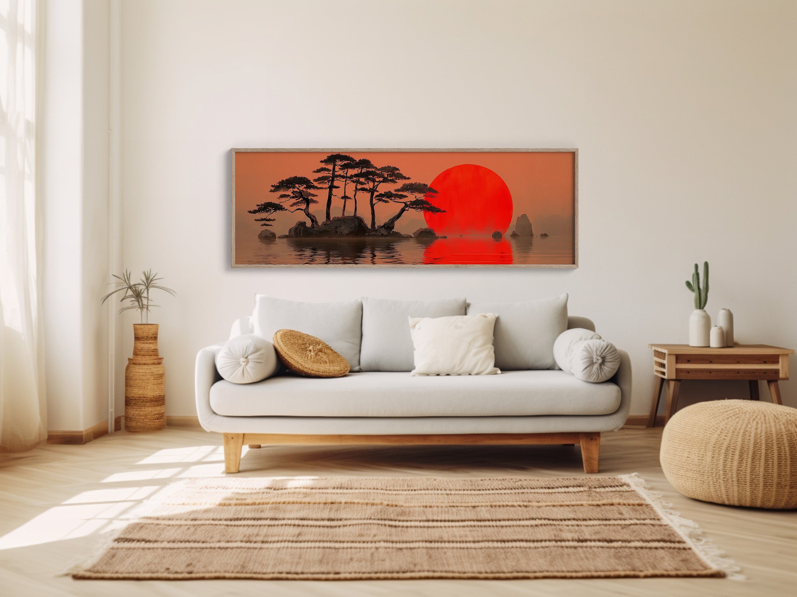 Red Sun Over Silent Pines