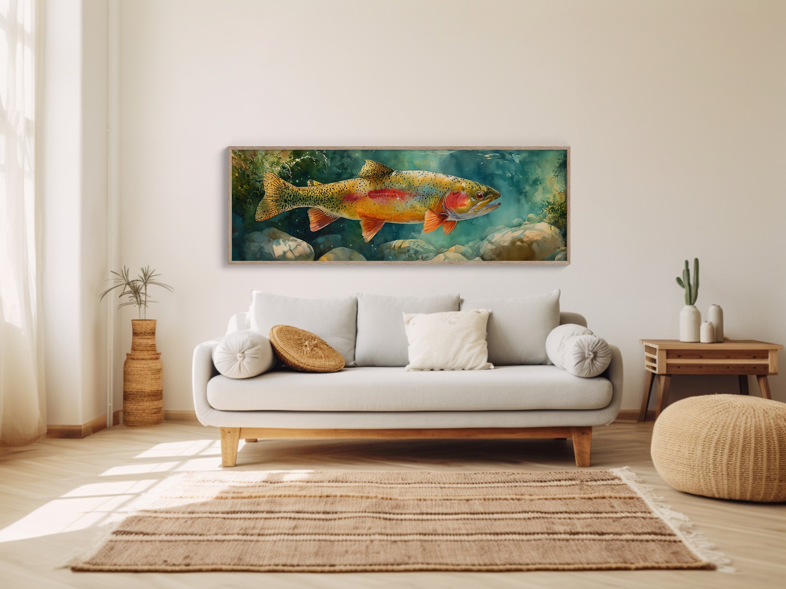 Rainbow Trout in Clear Waters