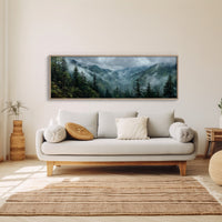 Mist Rising Through Evergreen Valleys