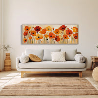 Poppies Dancing in Golden Light