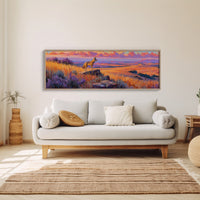 Coyote Standing in Painted Dawn