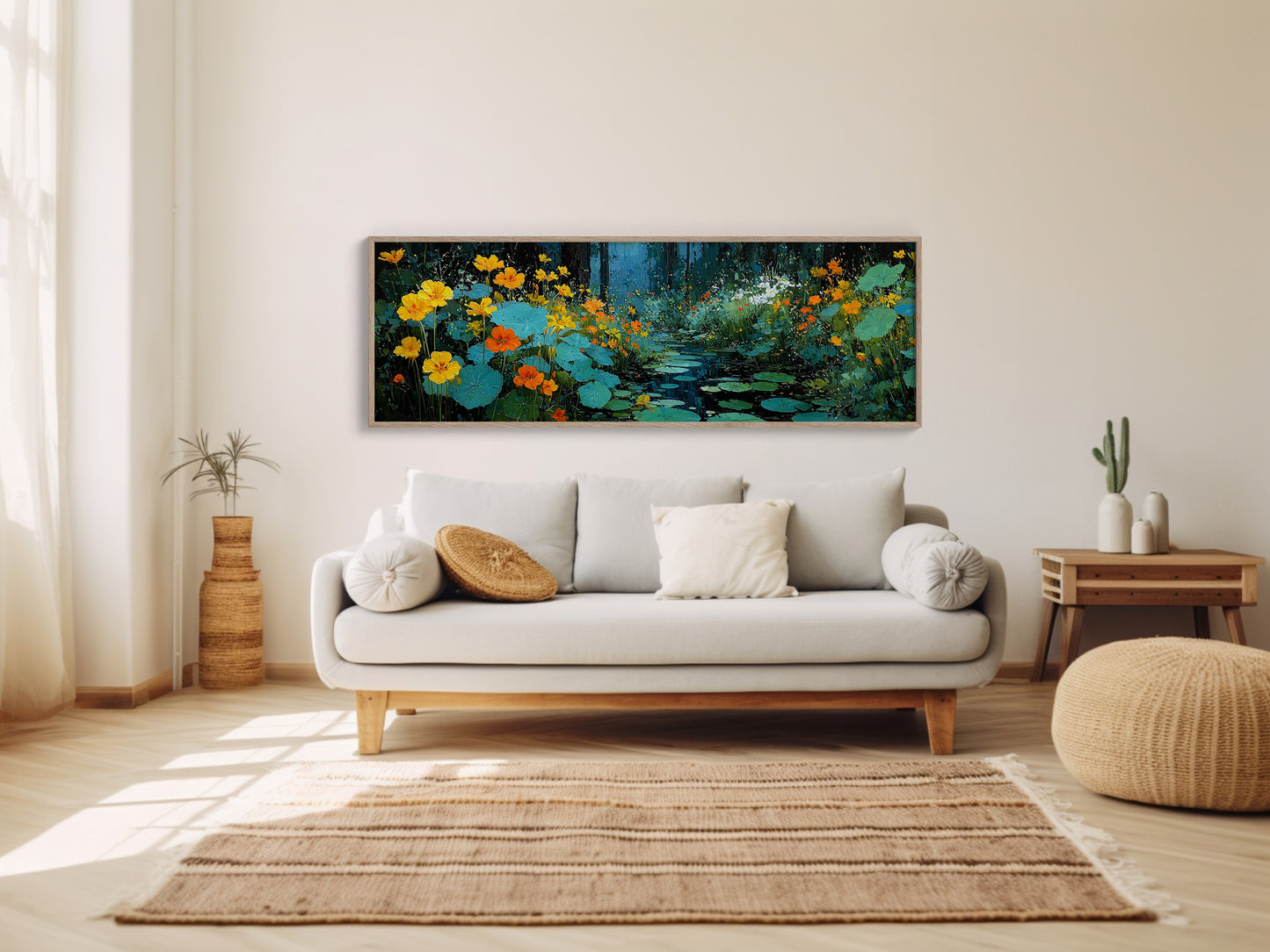 Where the Lilies Drift in Bloom