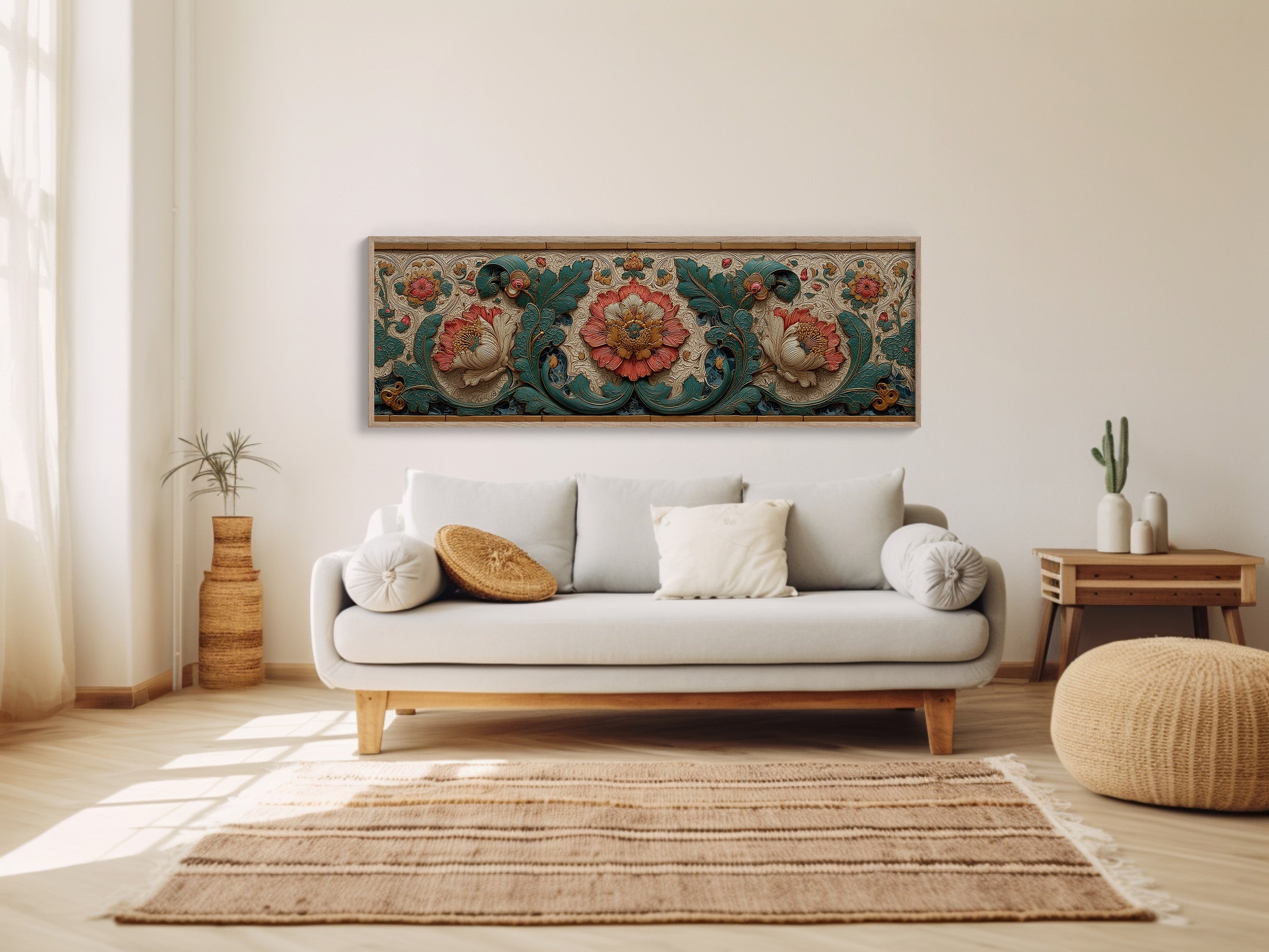 Floral Carvings of Quiet Opulence