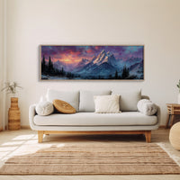 Dawn Fire on Winter Peaks