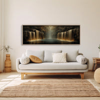 Golden Falls of the Hidden Valley
