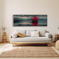 Red Sails Against the Gathering Storm
