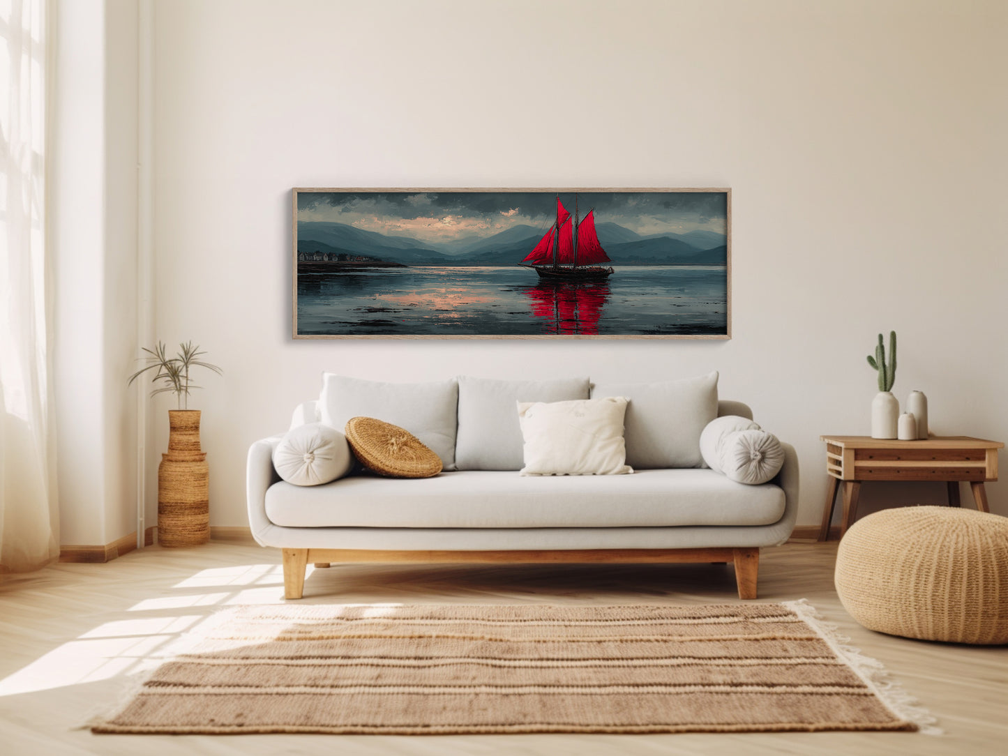 Red Sails Against the Gathering Storm