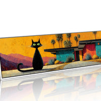 Midcentury Cat at Sunset