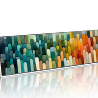 Hills of Color in Gentle Rows