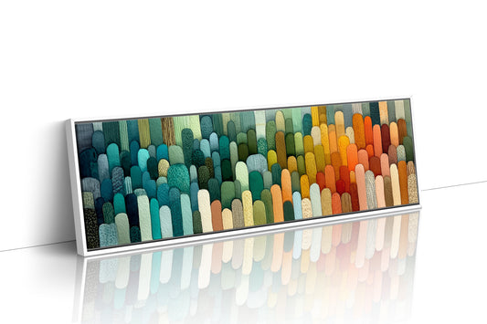 Hills of Color in Gentle Rows