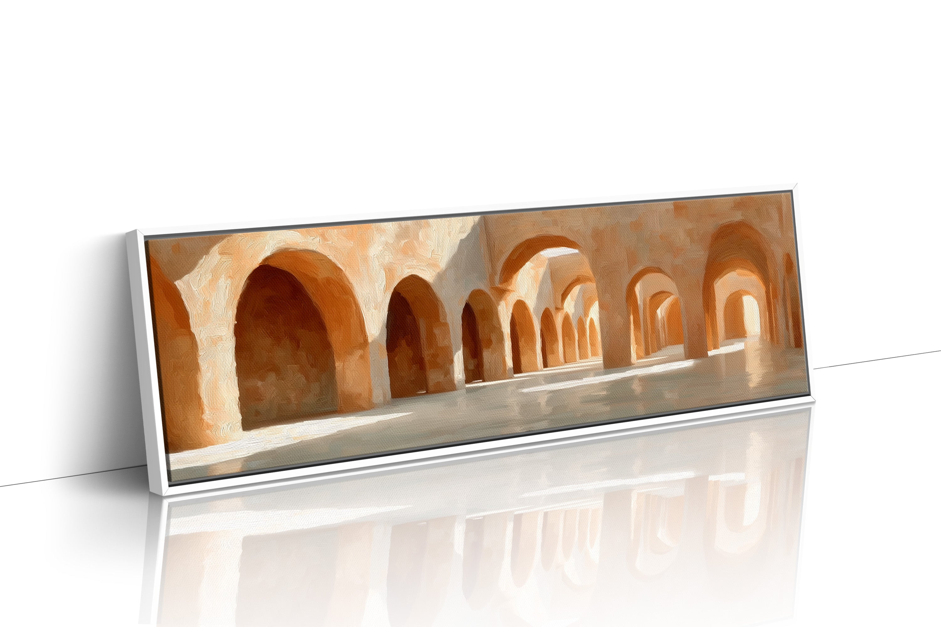 Sunlit Arches in Stillness