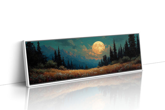 Moonrise Over the Wild Meadow