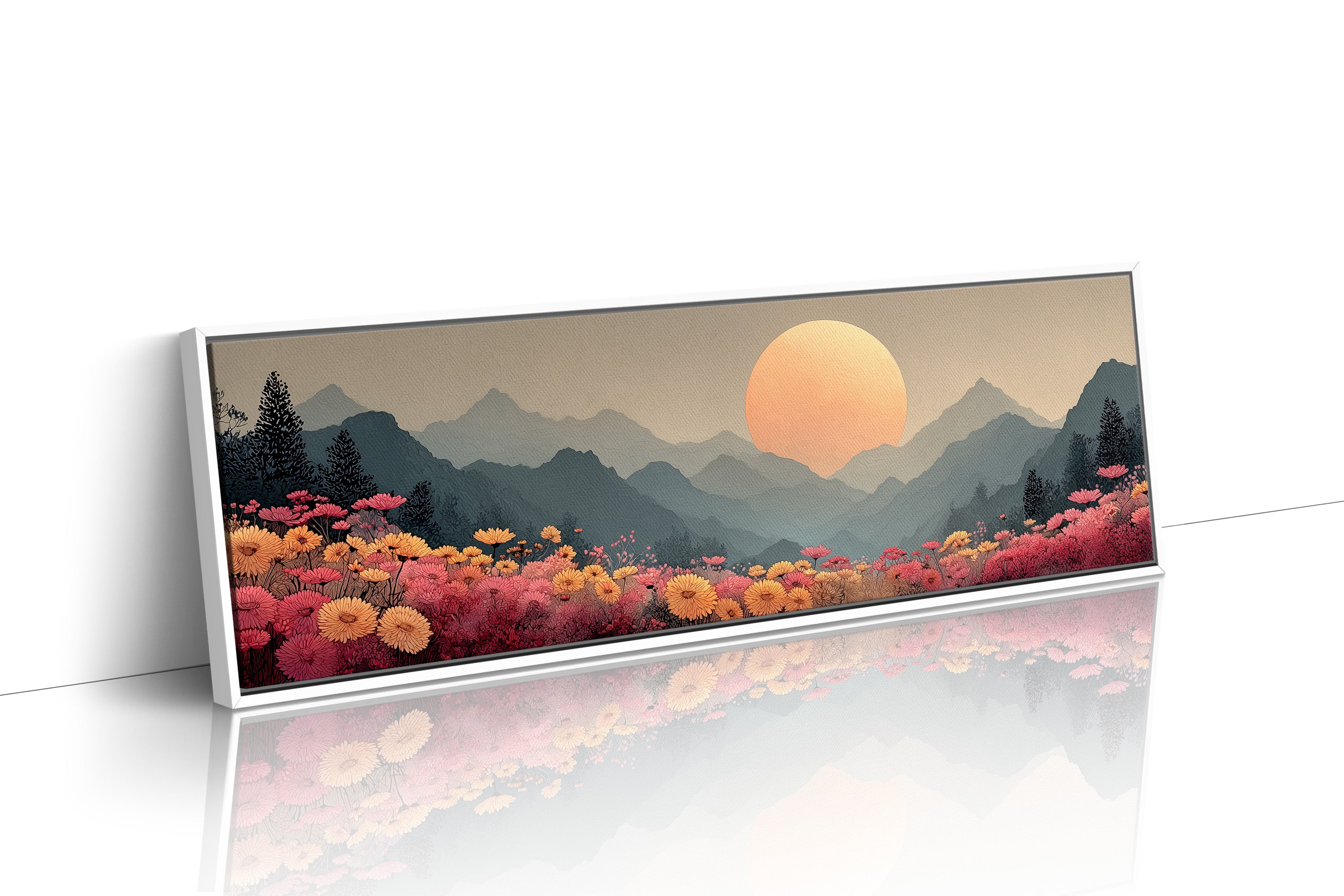 Sunrise Through the Blooming Valley