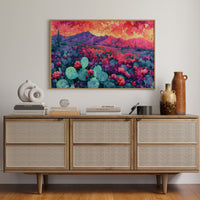Desert Bloom, Magenta Mountains