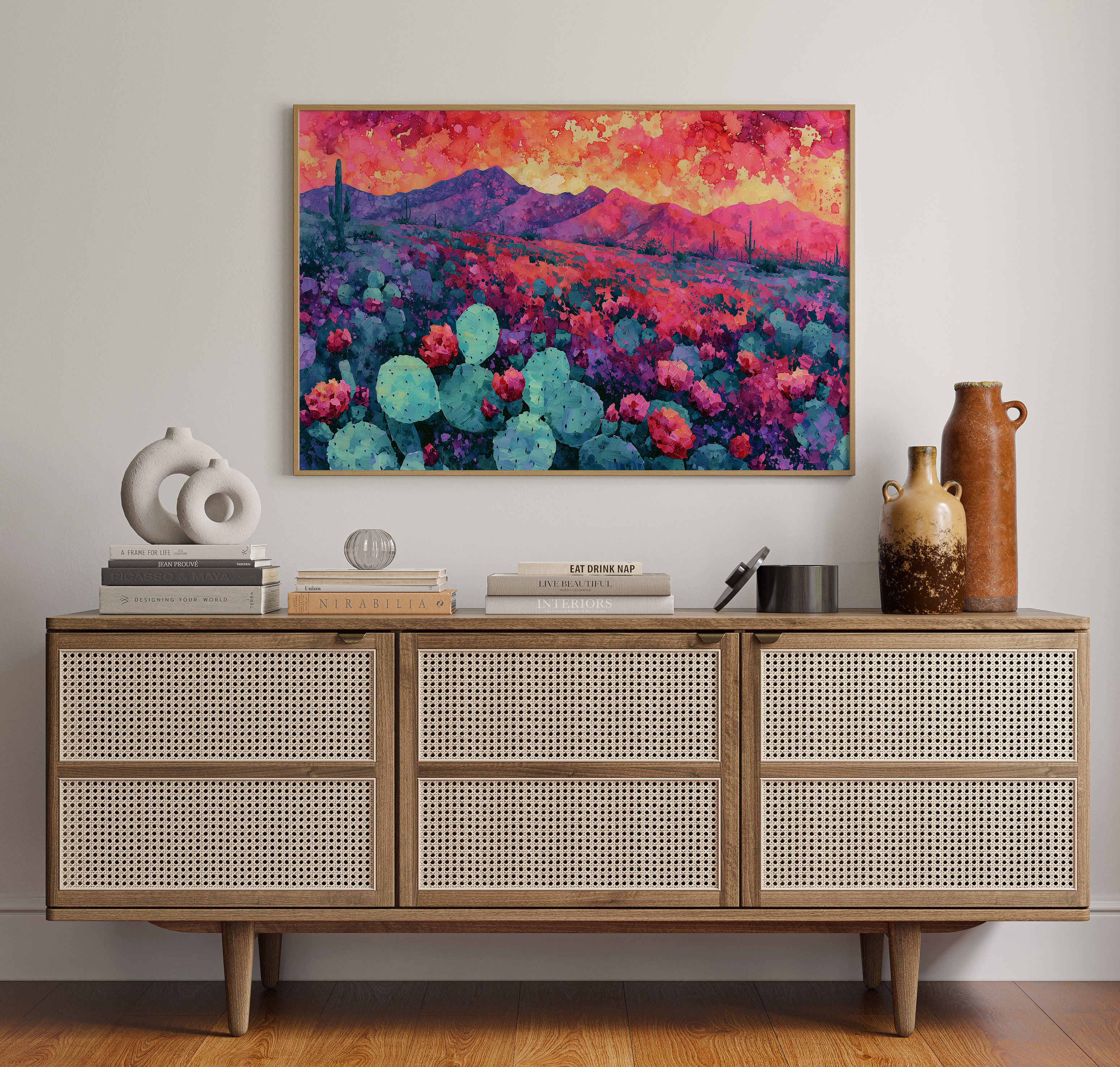 Desert Bloom, Magenta Mountains
