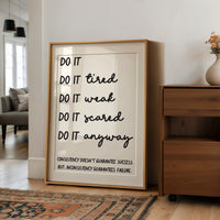 Do It Anyway: Handwritten Grit