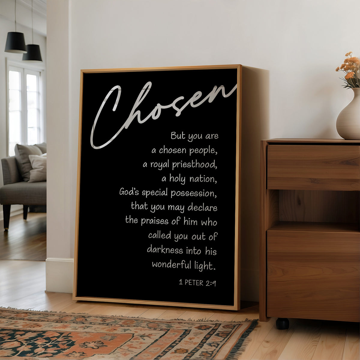Chosen: 1 Peter 2:9 Scripture Art