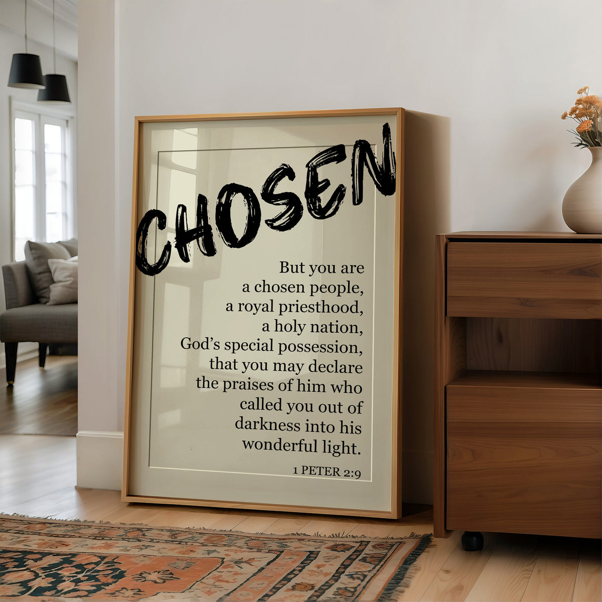 Chosen: Brushstroke Scripture Art