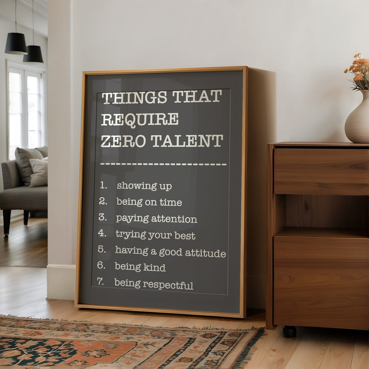 Things That Require Zero Talent, Gray Serif