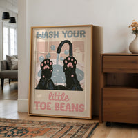 Hygiene Reminder, Paws Up Edition
