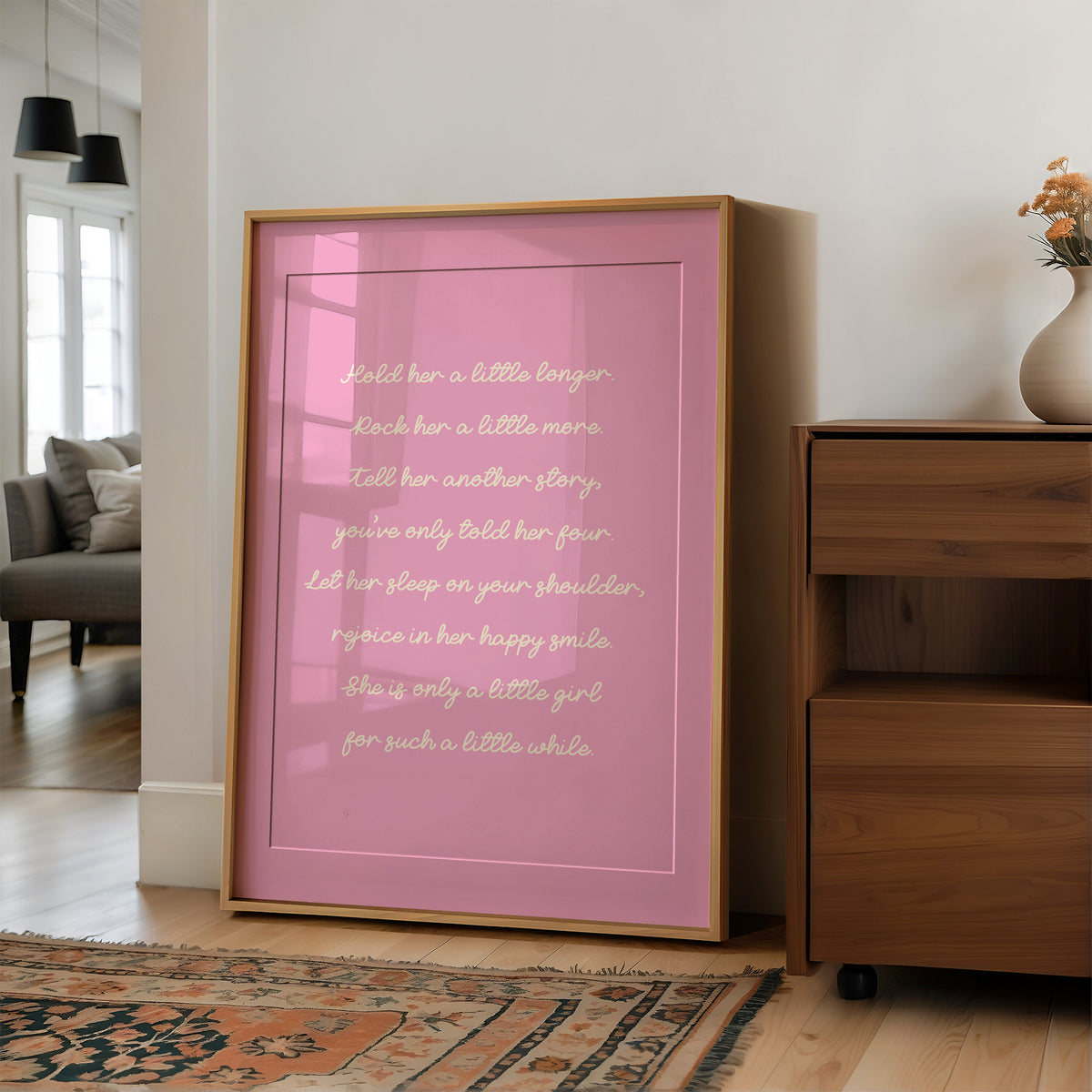 Bubblegum Lullaby in Cream Cursive
