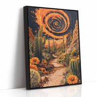 AL0006 - Black Framed Canvas image 1