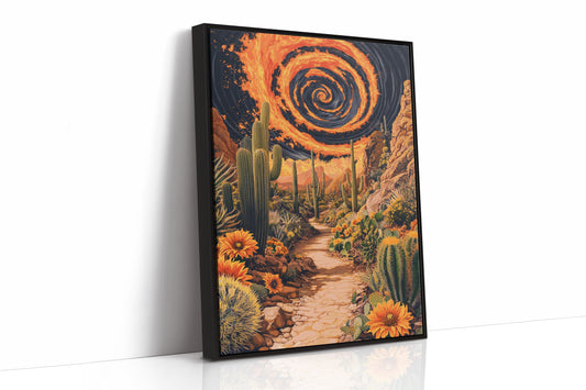 AL0006 - Black Framed Canvas image 1