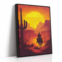 AL0007 - Black Framed Canvas image 1
