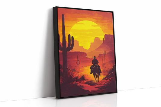 AL0007 - Black Framed Canvas image 1