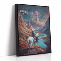 AL0008 - Black Framed Canvas image 1