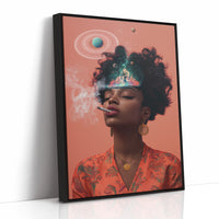 AL0010 - Black Framed Canvas image 1