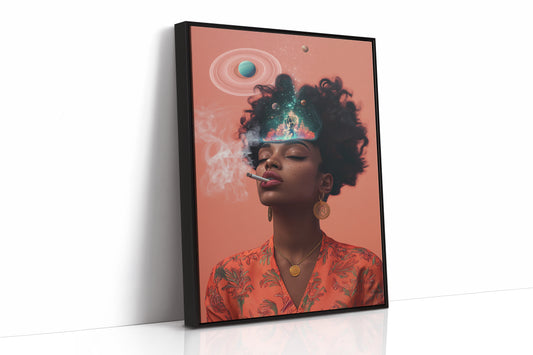 AL0010 - Black Framed Canvas image 1