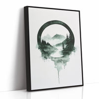 AL0015 - Black Framed Canvas image 1