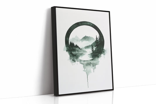 AL0015 - Black Framed Canvas image 1